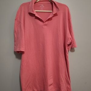 Peter Millar Salmon Pink Polo Shirt Classic Casual Style